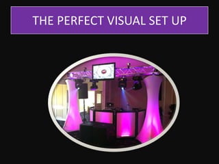 THE PERFECT VISUAL SET UP

 