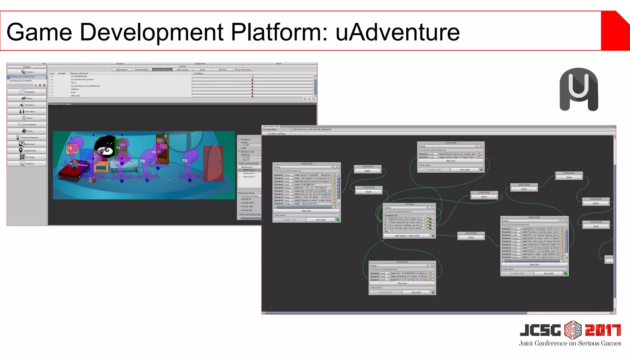 Game Development Platform: uAdventure
 