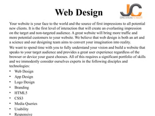 JC Software Solution – Full-Service Web & App Development | PPTX