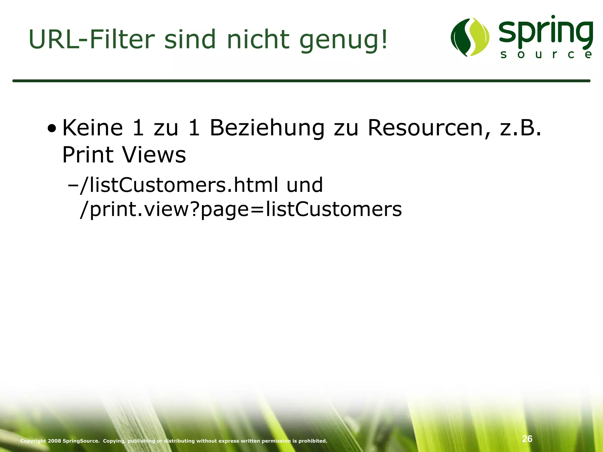 Enterprise Security mit Spring Security