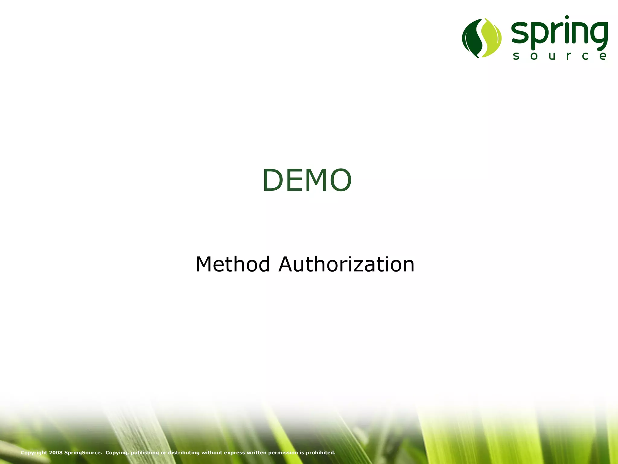 Enterprise Security mit Spring Security