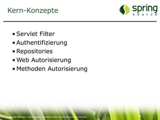 Enterprise Security mit Spring Security