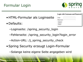 Enterprise Security mit Spring Security