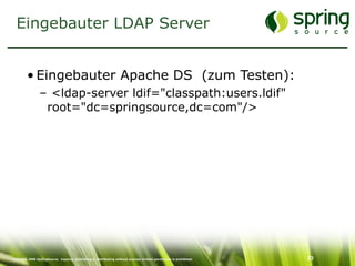 Enterprise Security mit Spring Security