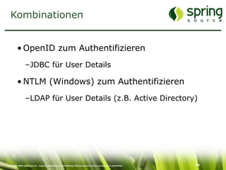 Enterprise Security mit Spring Security