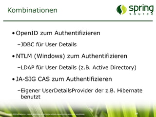 Enterprise Security mit Spring Security