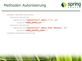 Enterprise Security mit Spring Security