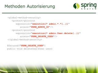 Enterprise Security mit Spring Security