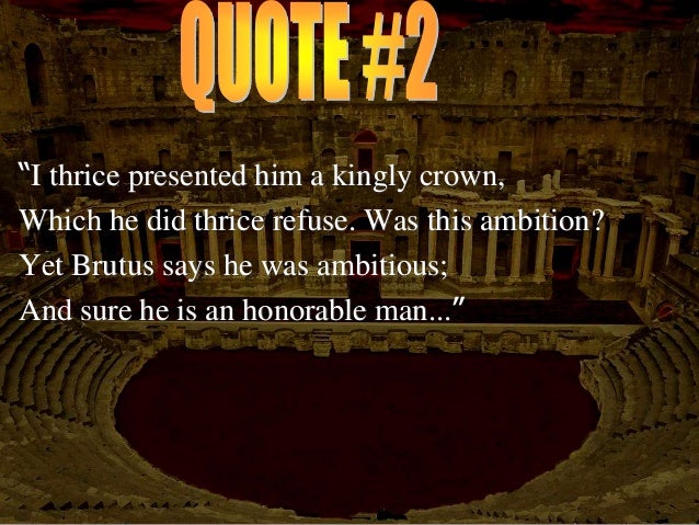 Shakspeare's Julius Caesar Test Review