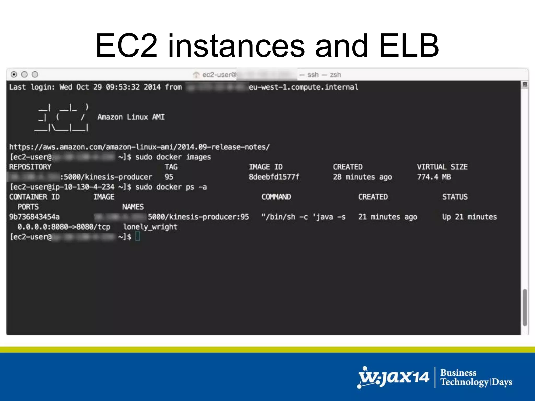EC2 instances and ELB 
 