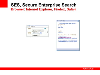 SES, Secure Enterprise Search Browser: Internet Explorer, Firefox, Safari 