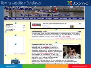 www.joomla.org Joomla!Day Switzerland 2013
Rowing website in CuteNews
 
