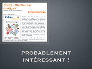 probablement intéressant ! 