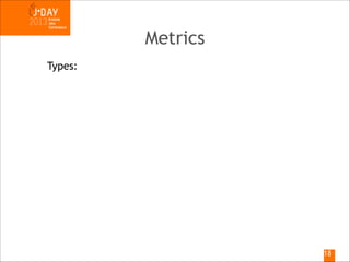 Metrics
Types:

!18

 