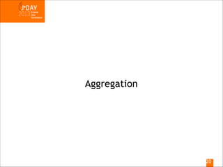 Aggregation

!20

 