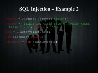 Cross Site Scripting (XSS) 