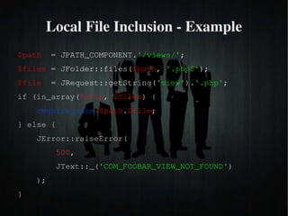 Does not always divulge information directly (known as “Blind Injection”) 