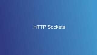 HTTP Sockets
 