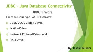 Fundamentals of JDBC | PPT