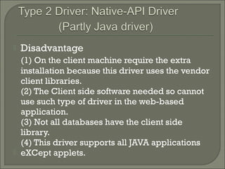App Lets Except Java Jdbc | PPT