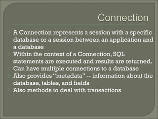 Statement Connection Jdbc | PPT