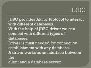 Jdbc | PPT