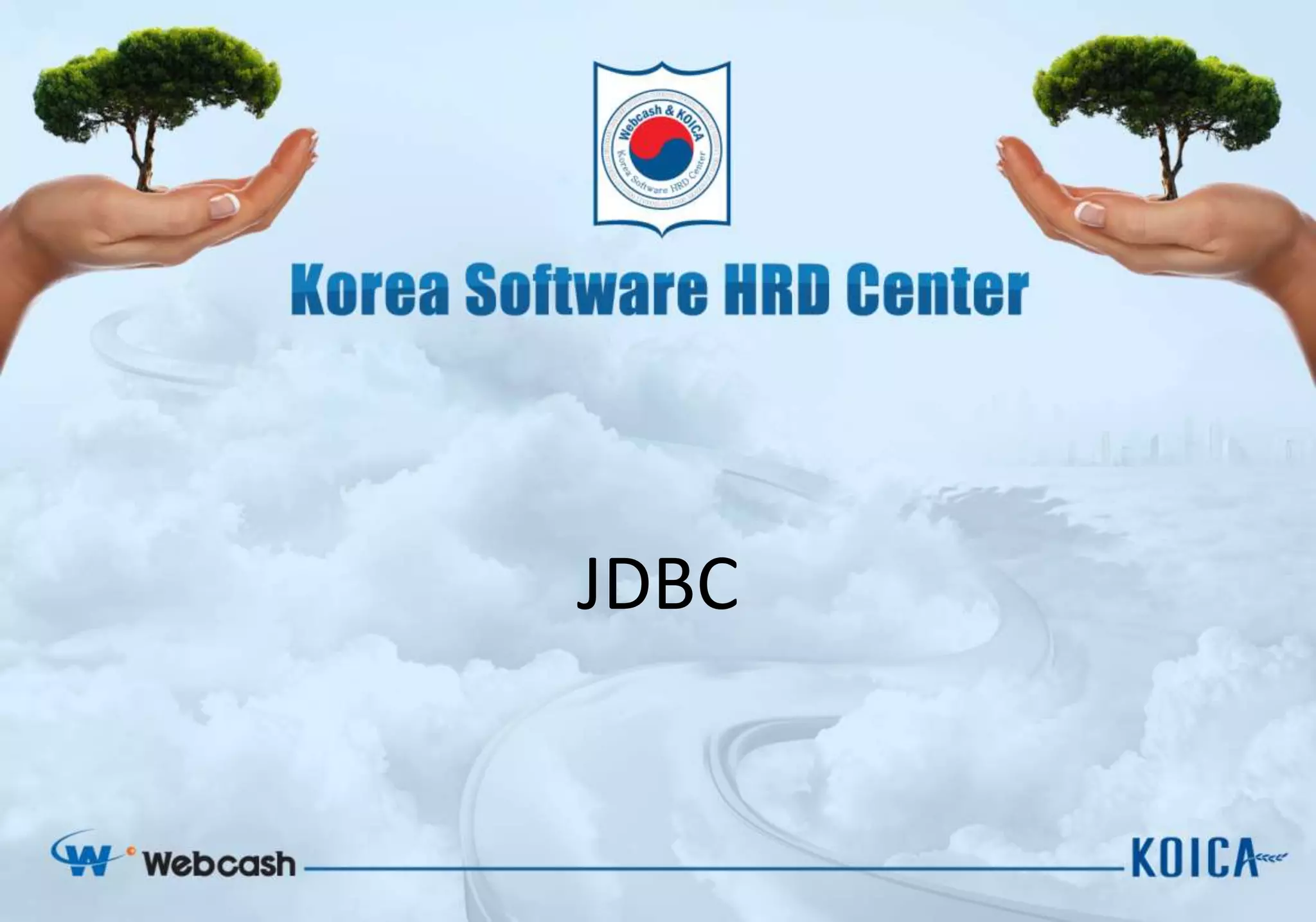 JDBC
 