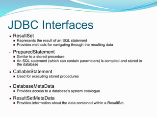 Jdbc | PPTX