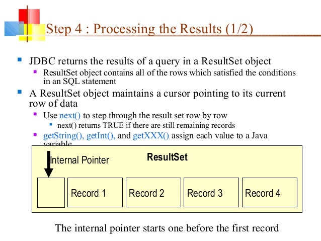 Jdbc Database In Java