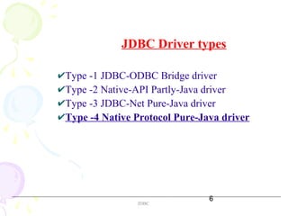 Jdbc complete | PPT