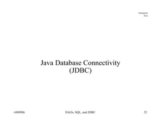 Java Database Connectivity (JDBC) 