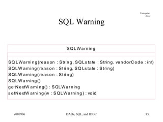 SQL Warning 
