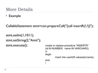 jdbc_presentation.Java Database Connectivity | PPT
