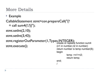 jdbc_presentation.Java Database Connectivity | PPT