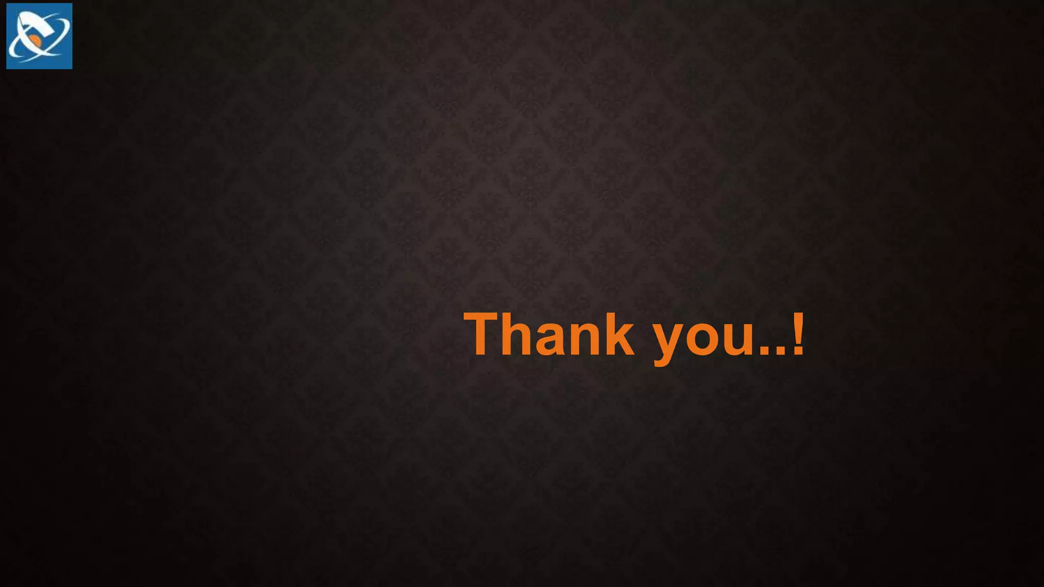 Thank you..!
 