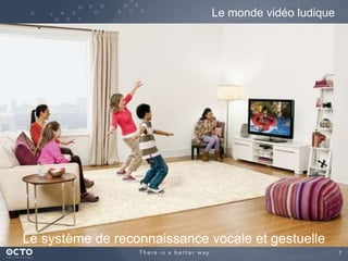 7
Le monde vidéo ludique
Le système de reconnaissance vocale et gestuelle
 