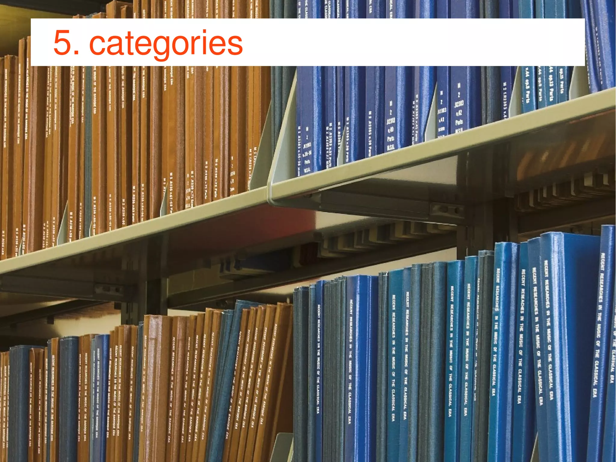 JJoooommllaaddaayy DDeeuuttsscchhllaanndd 22001144 
5. categories 
 