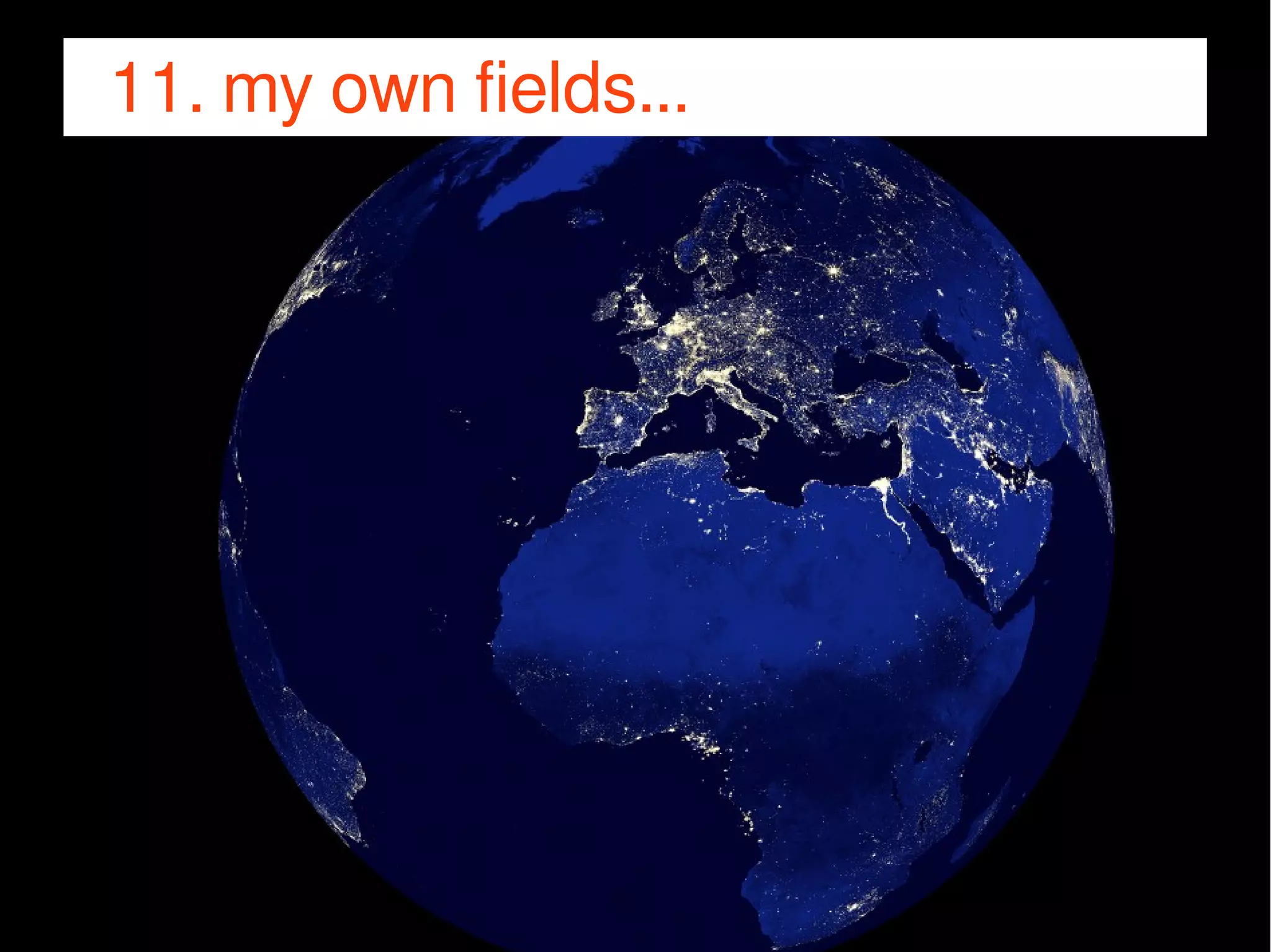 11. my own fields... 
JJoooommllaaddaayy DDeeuuttsscchhllaanndd 22001144 
 