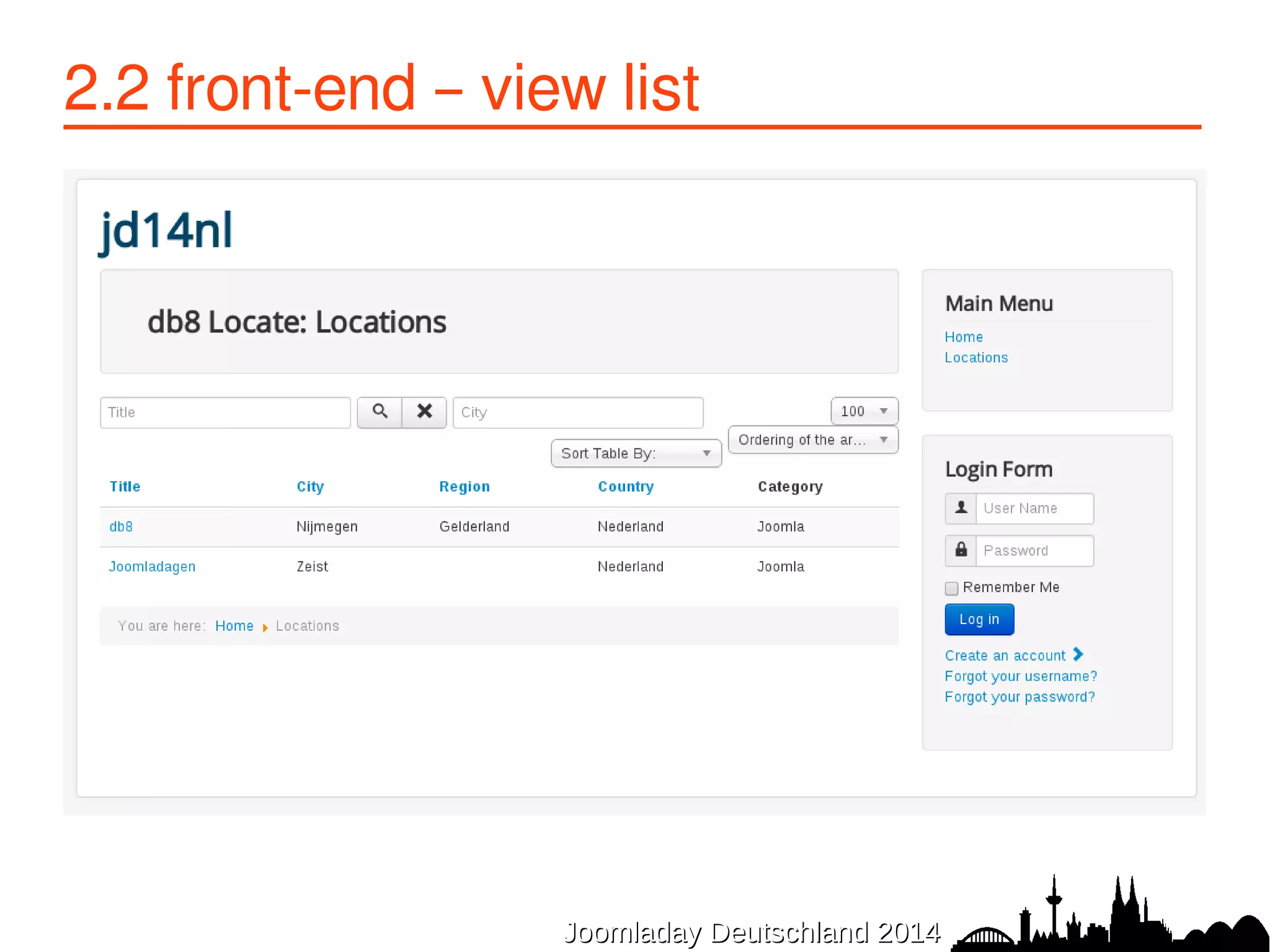 2.3 front-end – view details 
JJoooommllaaddaayy DDeeuuttsscchhllaanndd 22001144 
 