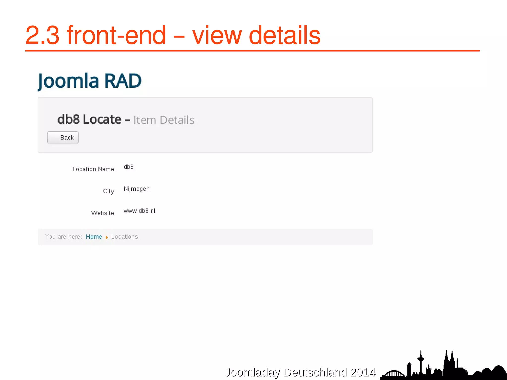 JJoooommllaaddaayy DDeeuuttsscchhllaanndd 22001144 
3. more views 
 