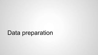 Data preparation

 