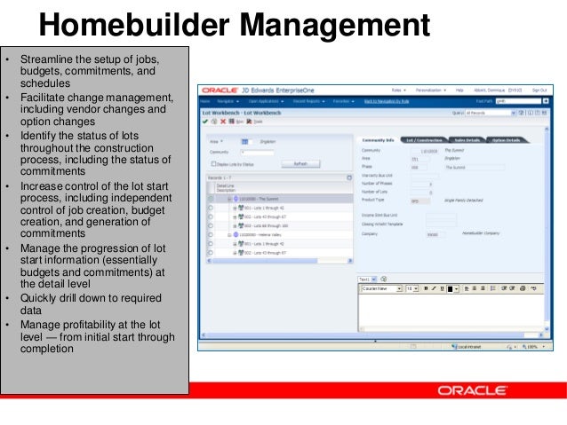 oracle jd edwards enterprise one oracle jd edwards enterprise one
