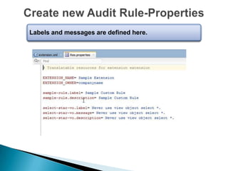 Labels and messages are defined here.

 
