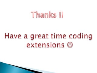 Jdev Extensions & Custom Audit Rules