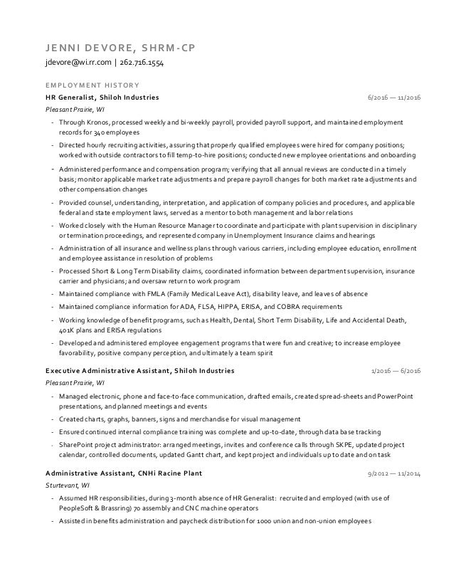 contracts administrator resumes