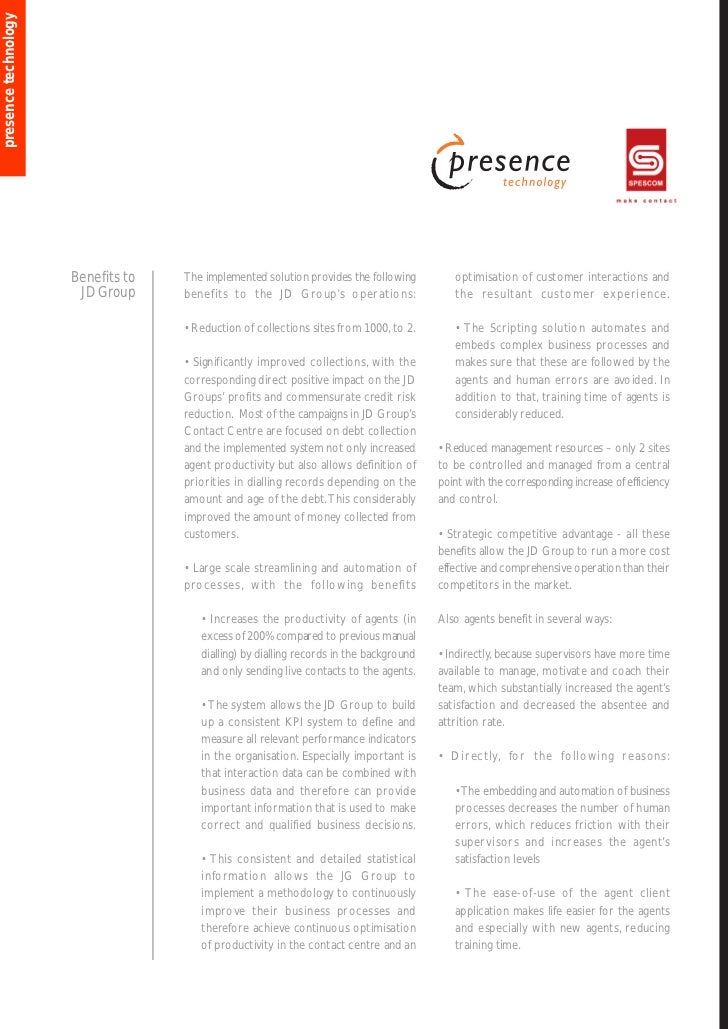 Jd case study picture