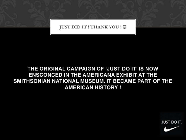 just do it campaign history