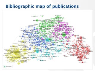 Bibliographic map of publications
28
 