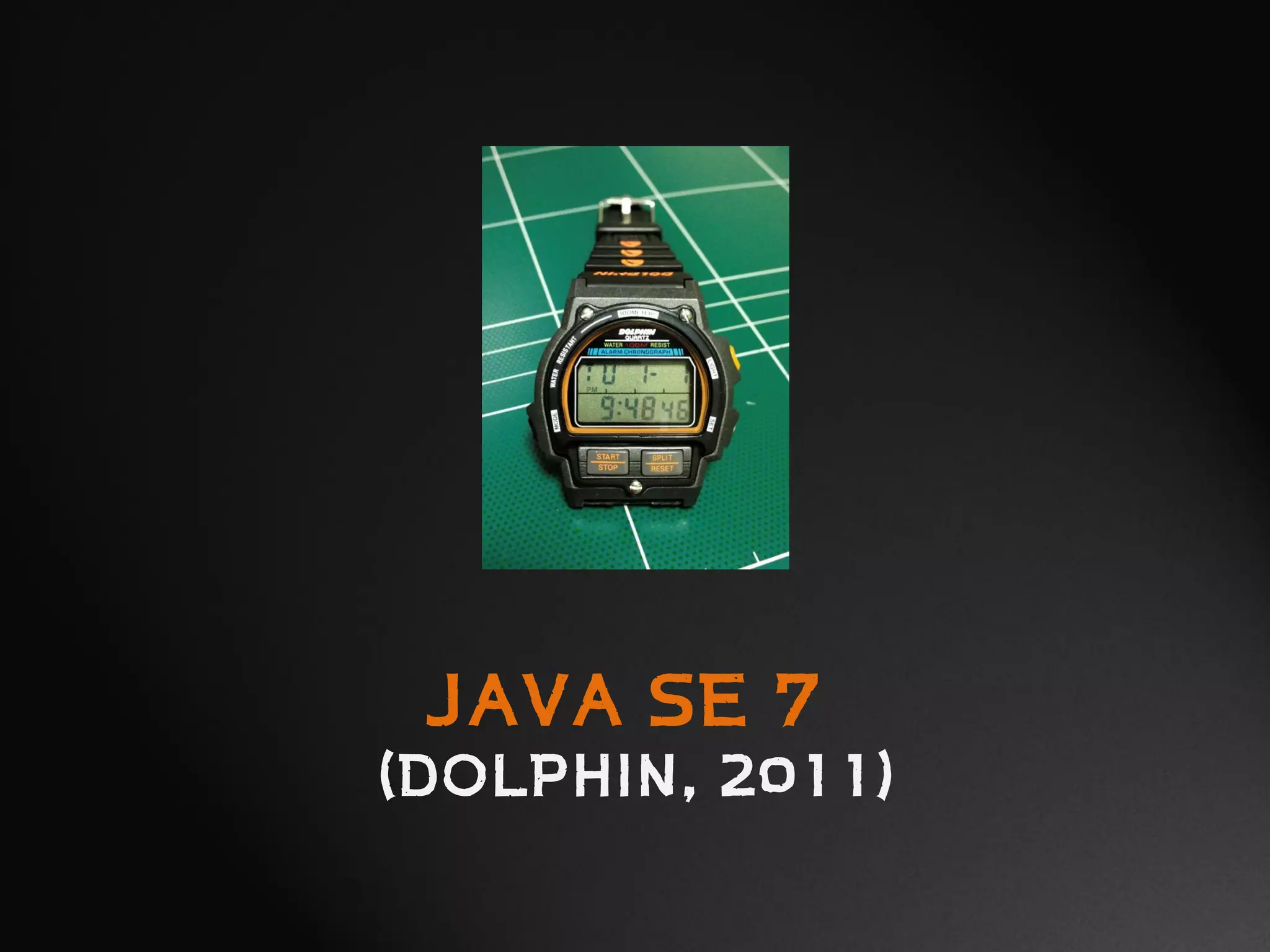 JAVA SE 7
(DOLPHIN, 2011)
 
