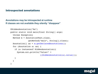 Generics – erasure Generics works by erasure 
